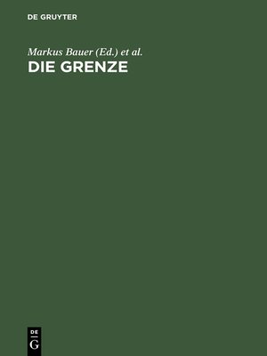 cover image of Die Grenze